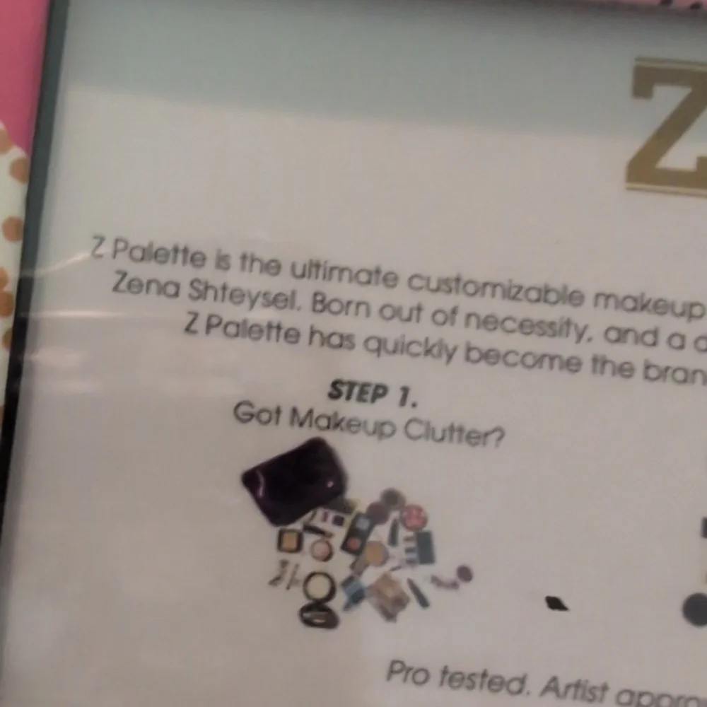 Ulta Beauty Z‎ Palette with Pink and Purple Design